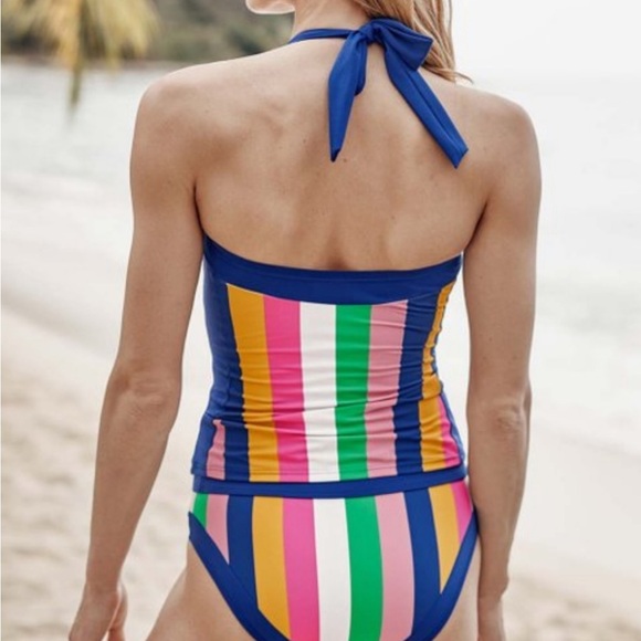 New Boden Santorini swim Tankini Top Sz 6 Rainbow 🌈 - Picture 2 of 5